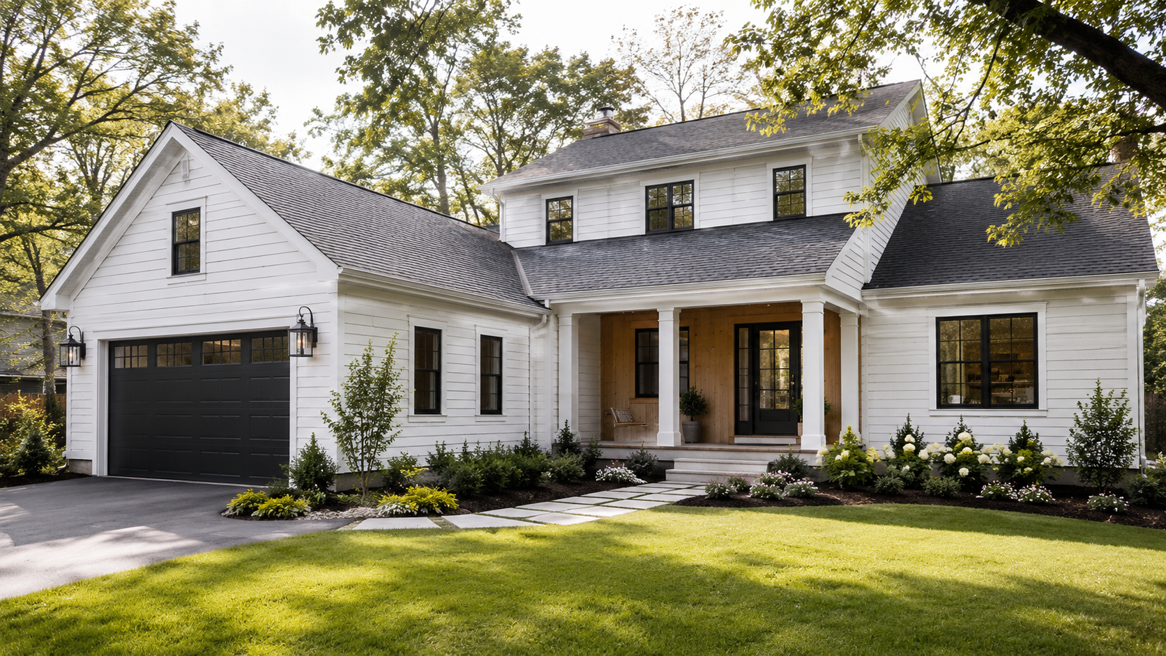 Remodeled home exterior