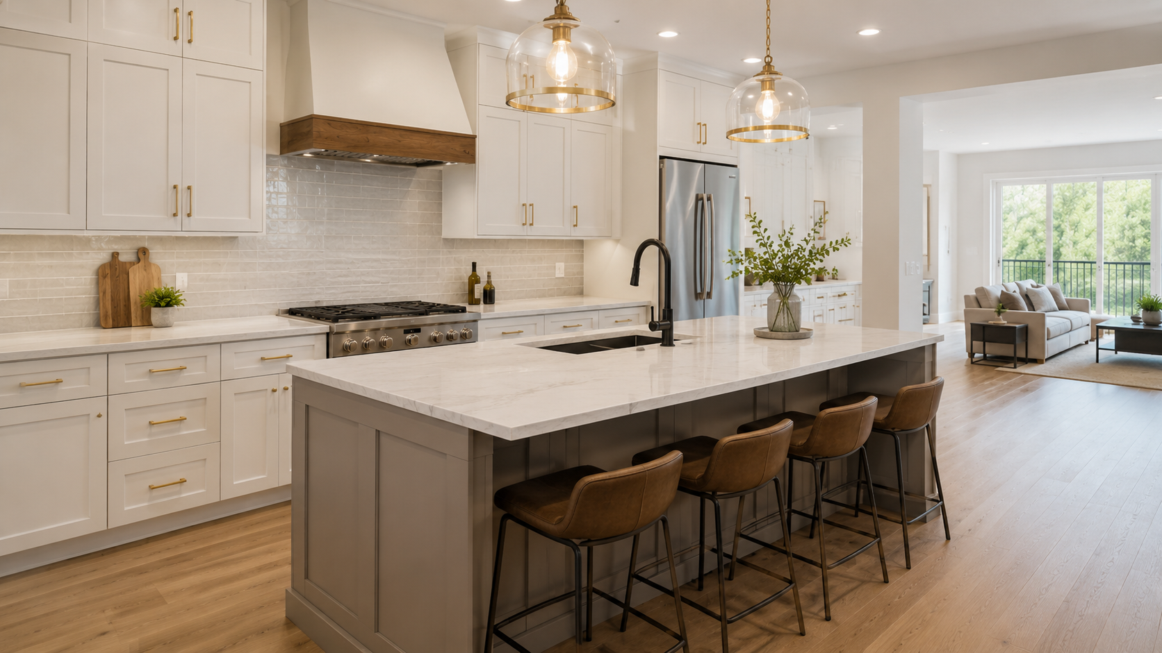 Illustrative light kitchen renovation
